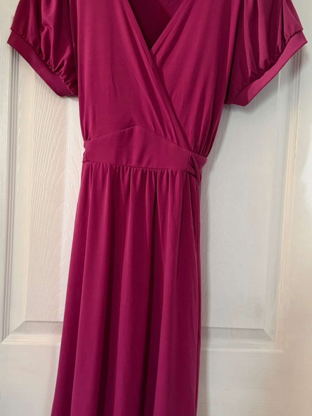 torrid Fuchsia Wrap-Style Midi Dress